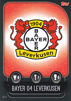Club Badge Bayer 04 Leverkusen 2019/20 Topps Match Attax CL #LEV1